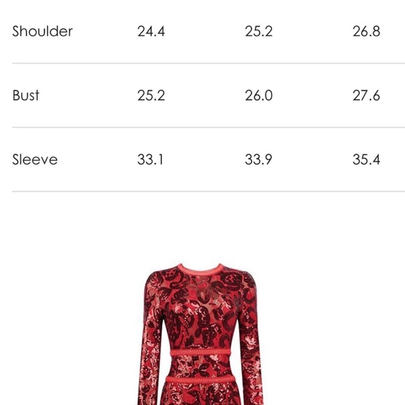 Red sequence jump suit. - Picture 5 of 8